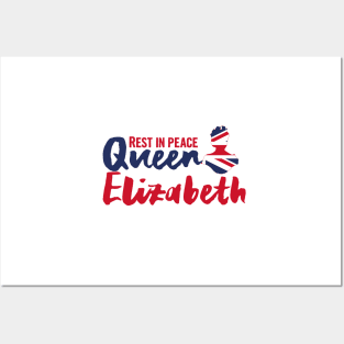 RIP Queen Elizabeth, Rest in peace Queen Elizabeth II Posters and Art